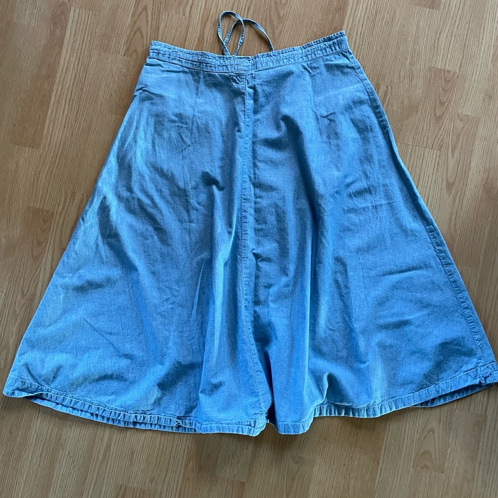 Lucky Brand Chambray Skirt, Boho, size small - Picture 5 of 8